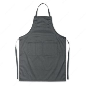 MO8441-15 Pregača kuhinjska FITTED KITAB 190g., poliester 90%, 10% pamuk, tamno siva