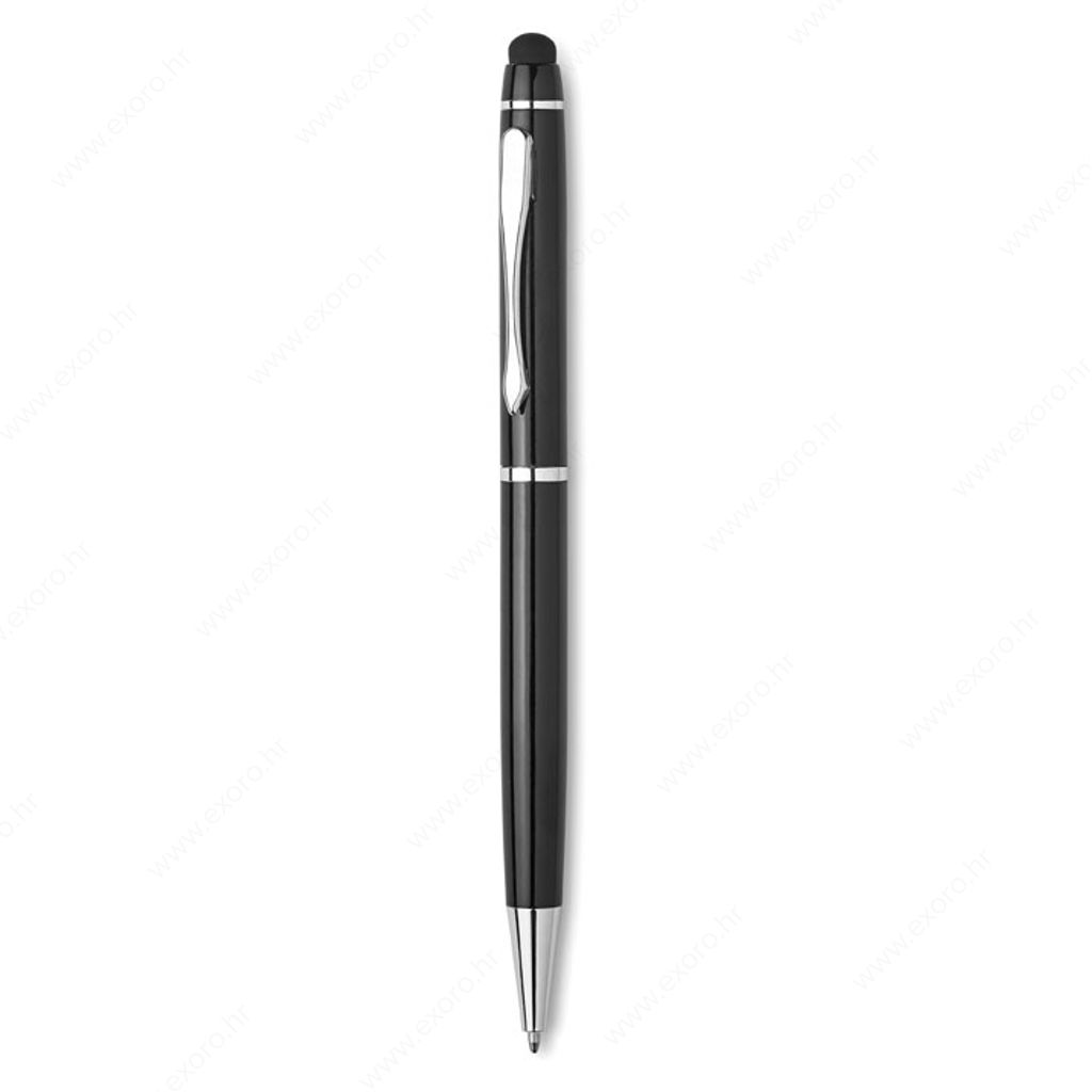 MO8476-03 Set darovni EDUAR olovka kemijska, twist, plavi uložak, u poklon kutiji, crni
