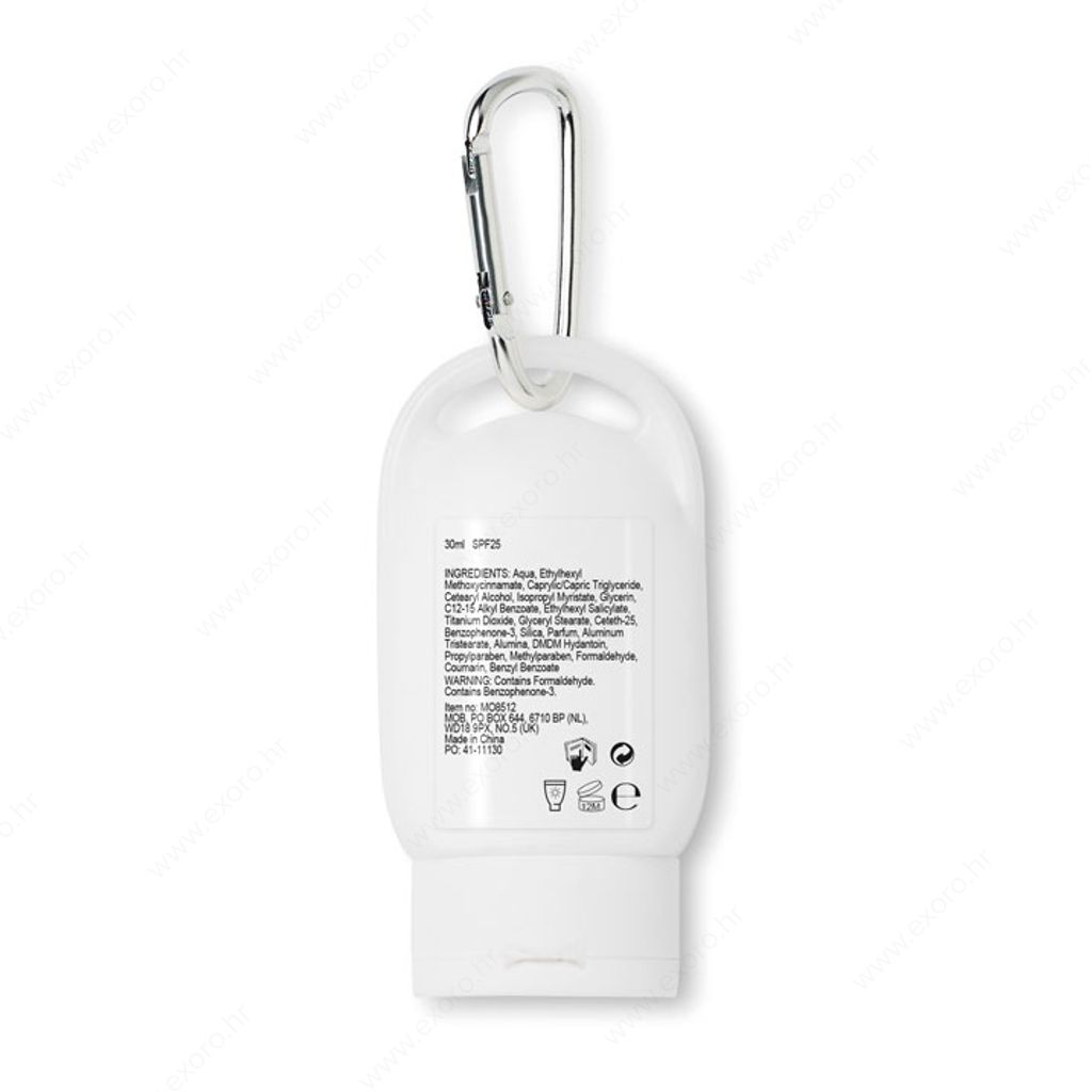 MO8512-06 Losion za sunčanje SUNCARE SPF25 30ml bijeli