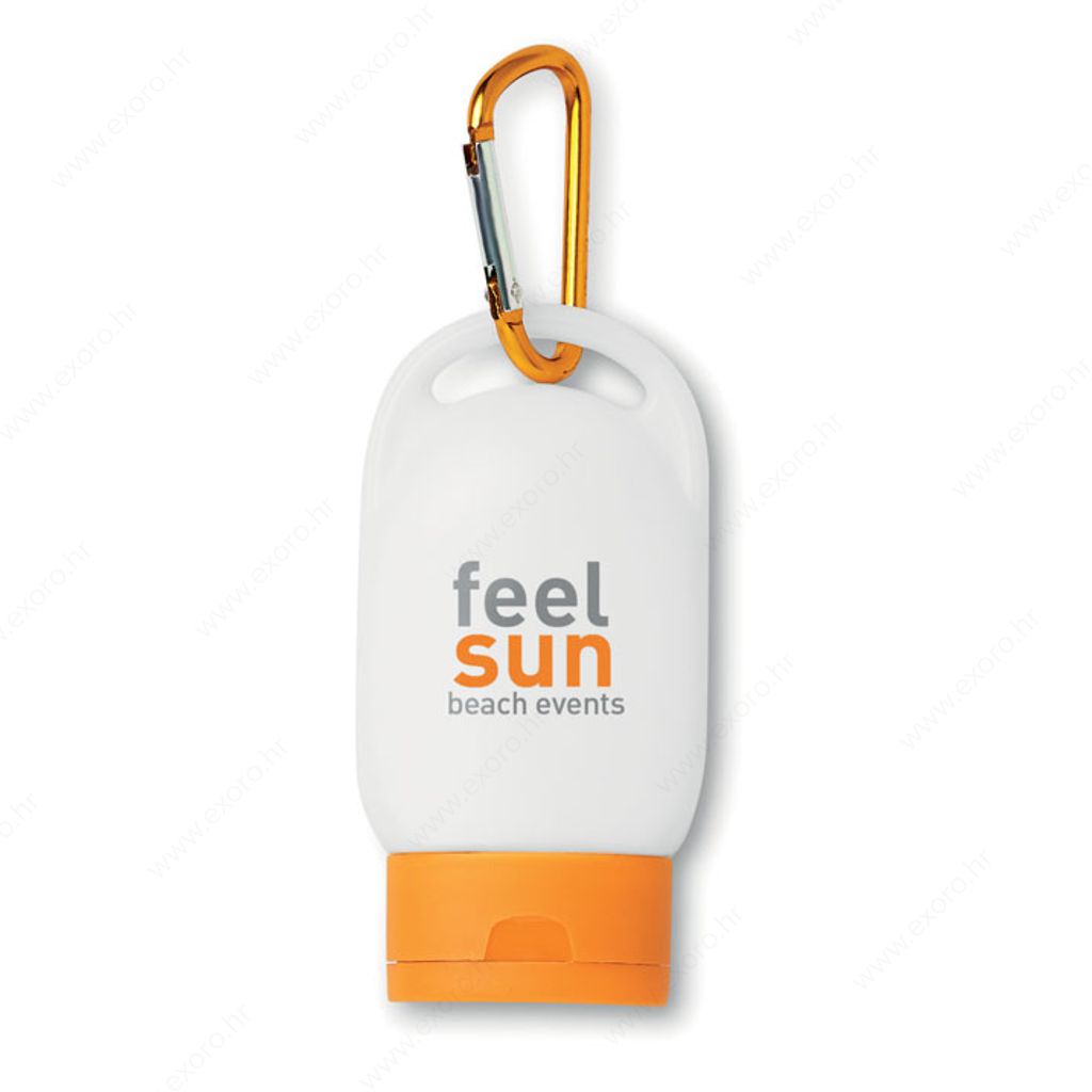 MO8512-10 Losion za sunčanje SUNCARE SPF25 30ml bijeli/narančasti