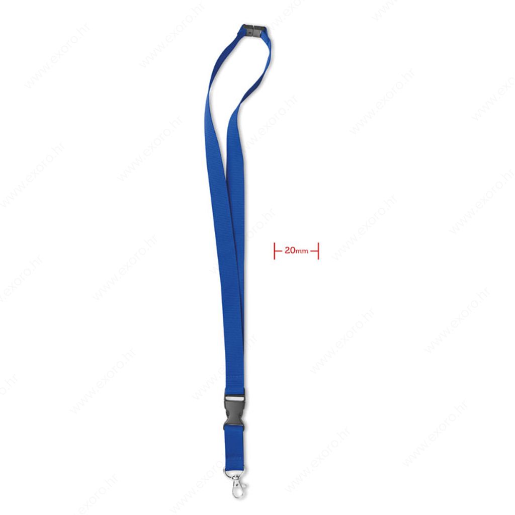 MO8595-37 Konop-akreditiv LANY 2x56cm, plavi (royal)
