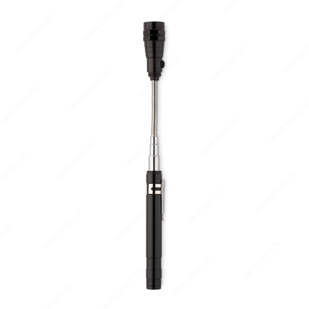 MO8621-03 Lampa teleskopska STRECH-TORCH crna