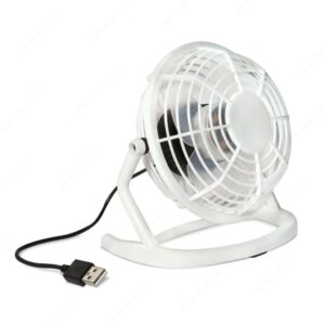 Ventilator AIRY s usb kabelom od ABS-a, bijeli