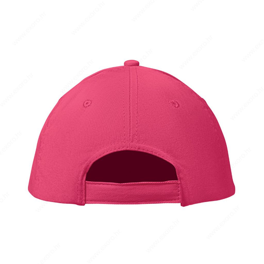 MO8834-38 Kapa šilt na čičak BASIE fuchsia