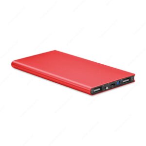 Punjač prijenosni POWERFLAT8 8000mAh, crveni