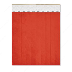 Narukvica papirnata TYVEK pk10 crvena