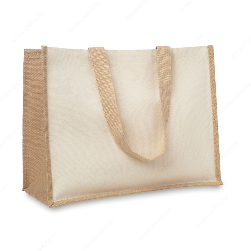 MO8967-13 Torba shopping CAMPO DE FIORI 43x20x34cm juta, natur