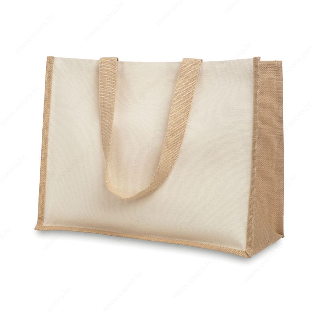 MO8967-13 Torba shopping CAMPO DE FIORI 43x20x34cm juta, natur
