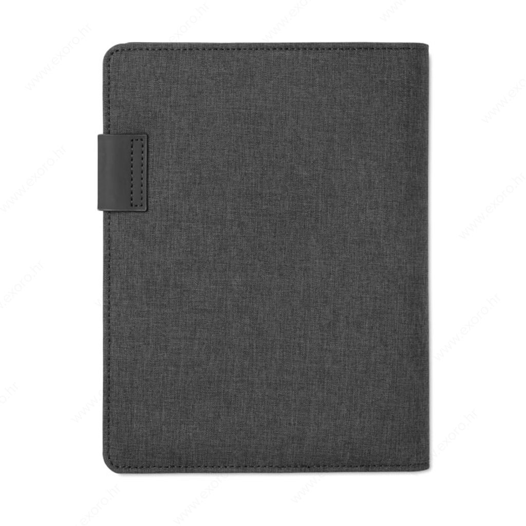 MO9231-03 Mapa konferencijska A5 POWERNOTY + prijenosni punjač 4000 mAh, micro USB crni
