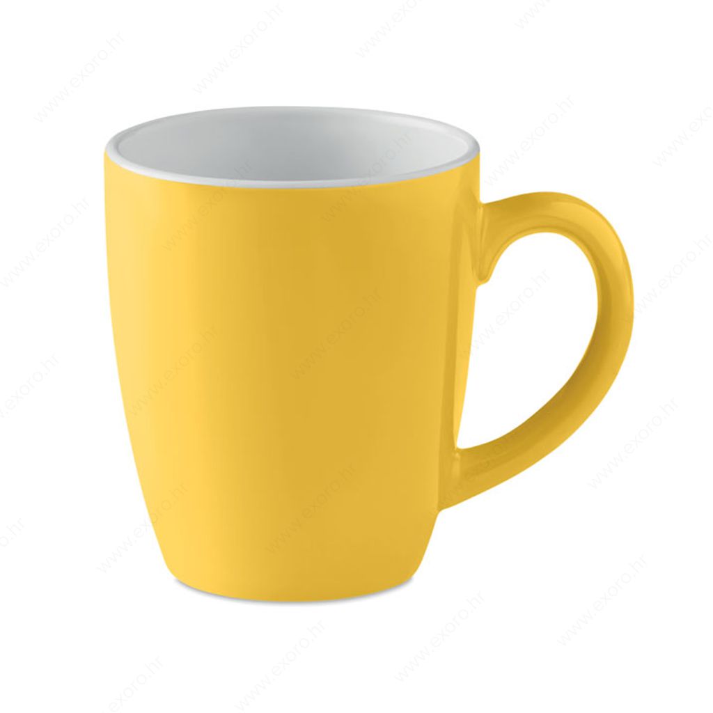 MO9242-08 Šalica COLOUR TRENT keramička, 300ml, žuta