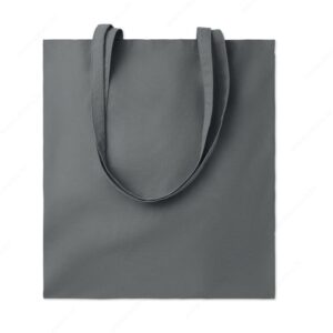 Torba shopping COTTONEL COLOUR + pamuk, 140g, siva (stone grey)