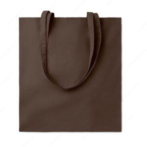 Torba shopping COTTONEL COLOUR + pamuk, 140g, smeđa (chocolate)