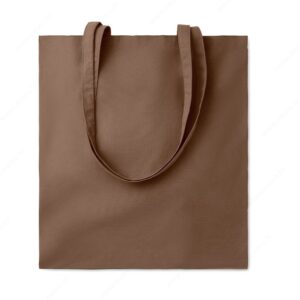 Torba shopping COTTONEL COLOUR + pamuk, 140g, smeđa (earth)