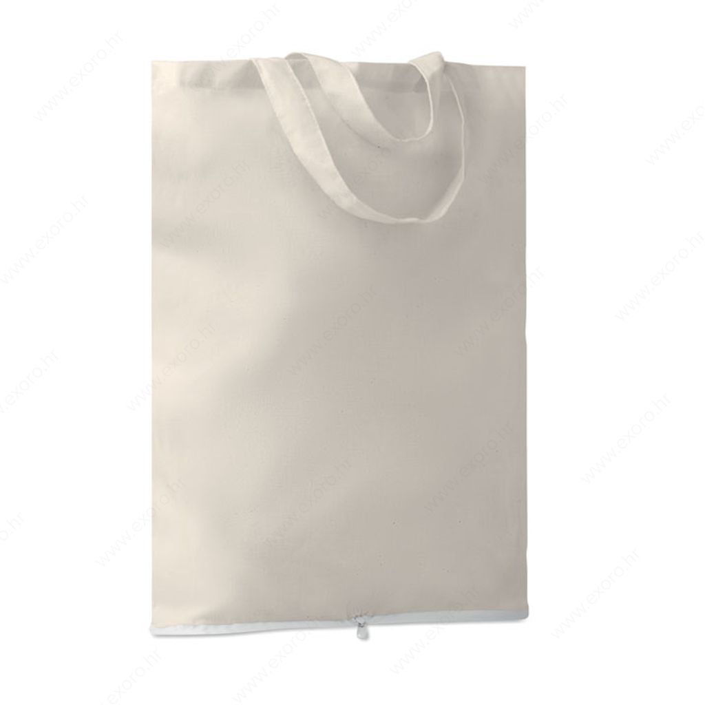MO9283-06 Torba shopping FOLDY COTTON pamučna, kratke ručke, 135g., bijela