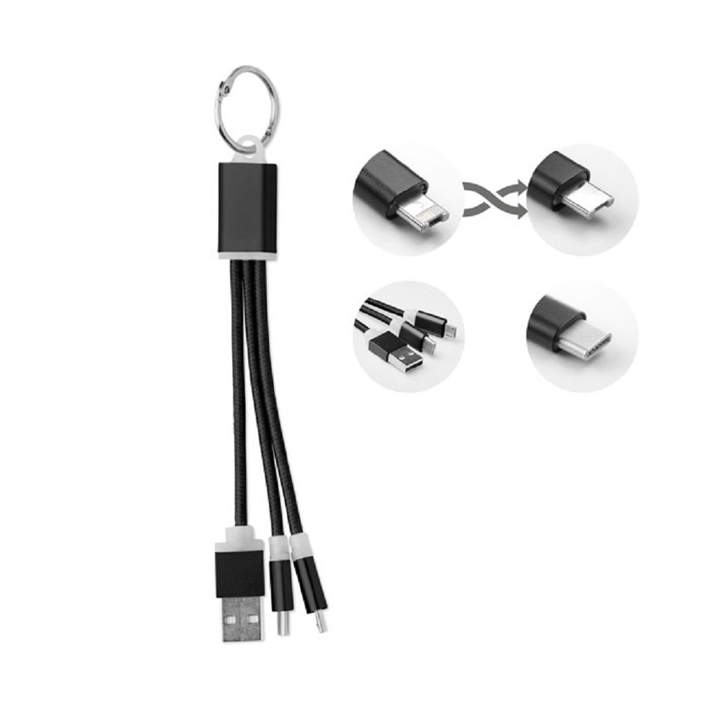 MO9292-03 Kabel za punjenje RIZO 2u1, crni