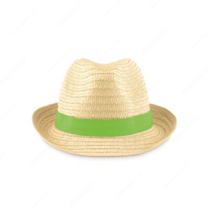Šešir BOOGIE natur, zeleni (lime)