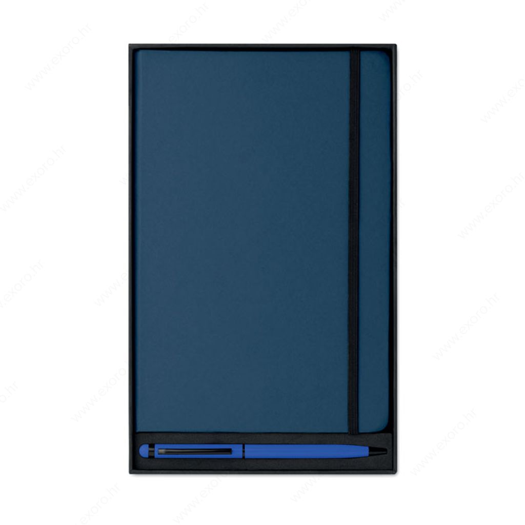 MO9348-04 Notes A5 NEILO SET + olovka kemijska, plavi