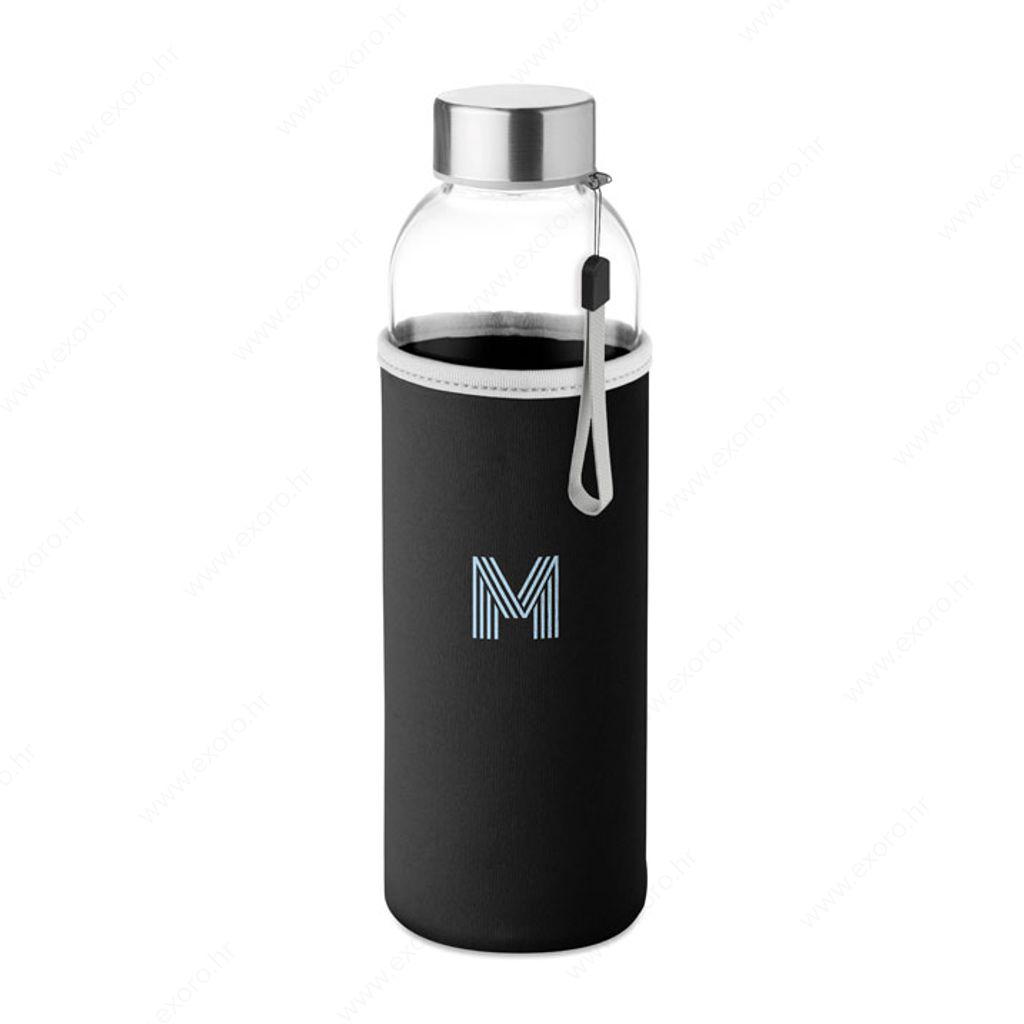 MO9358-03 Boca UTAH GLASS staklena, 500ml, crna