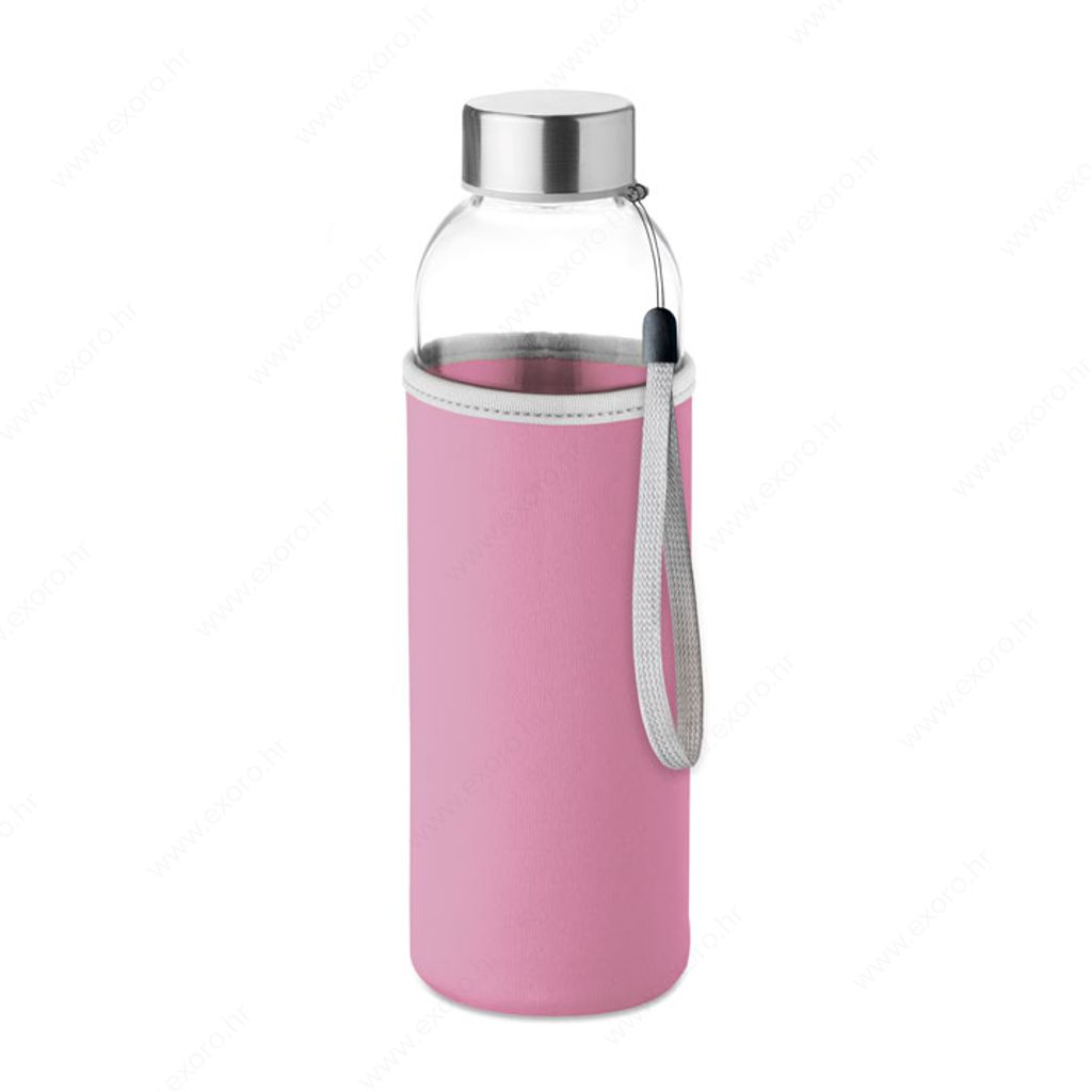 MO9358-11 Boca UTAH GLASS staklena, 500ml, roza