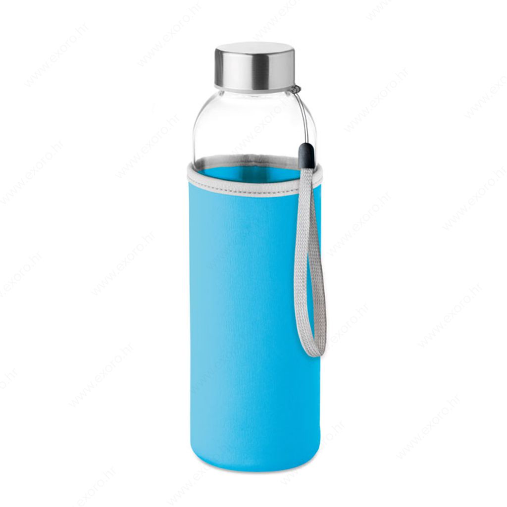 MO9358-12 Boca UTAH GLASS staklena, 500ml, tirkizna