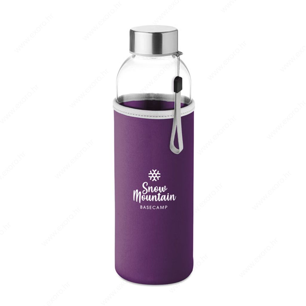 MO9358-21 Boca UTAH GLASS staklena, 500ml, ljubičasta
