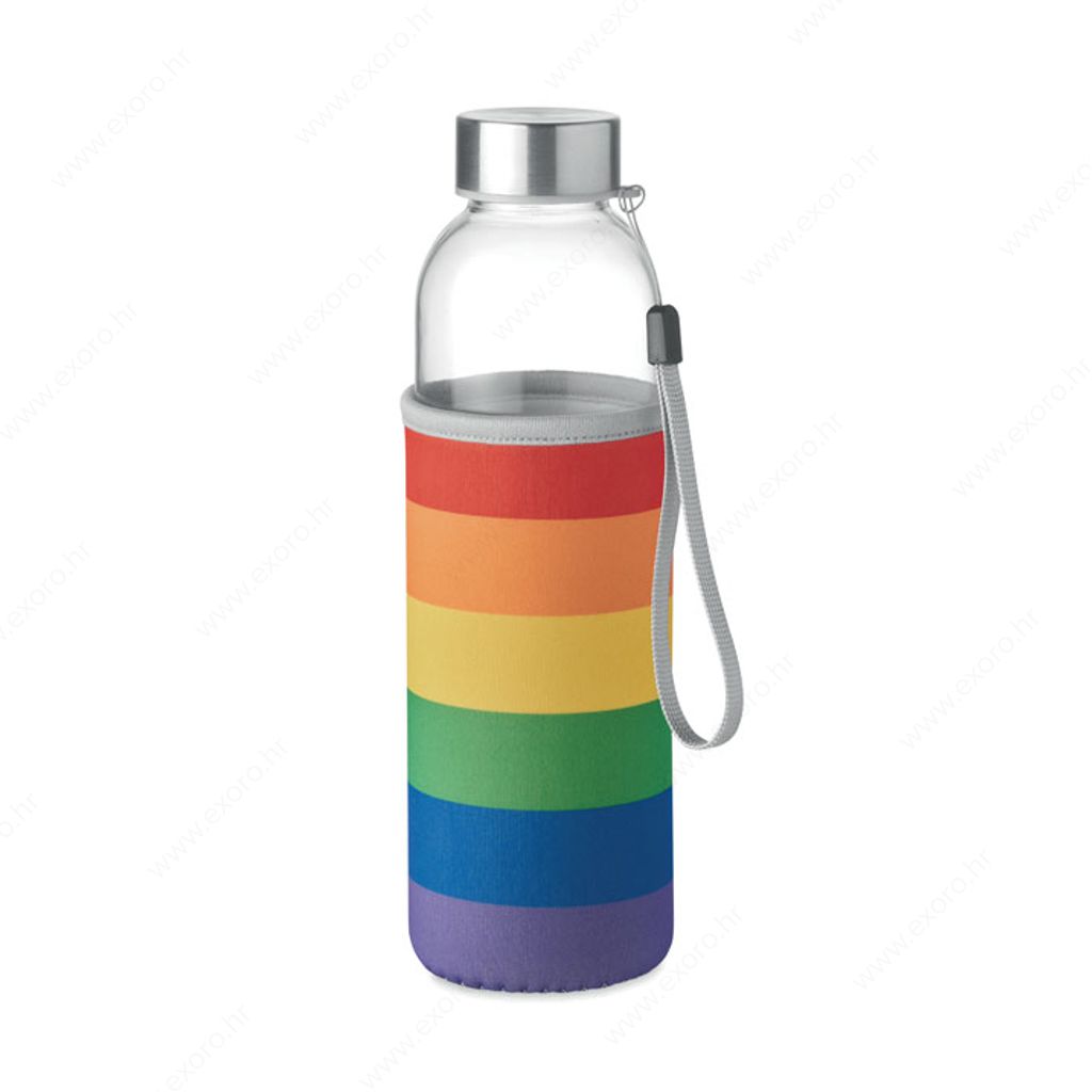 MO9358-99 Boca UTAH GLASS staklena, 500ml, višebojna