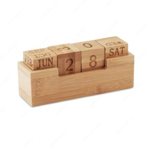 Kalendar od bambusa KARENDA 13x4x5,5cm