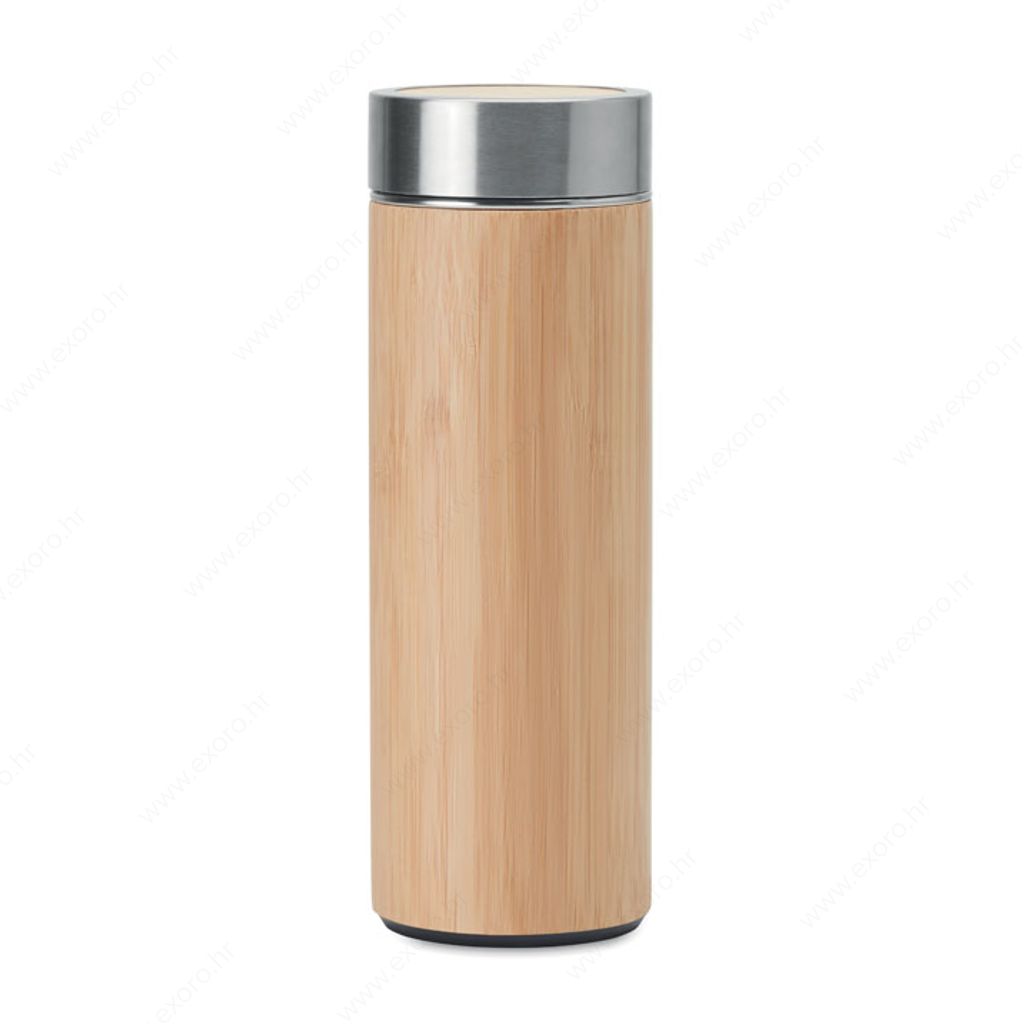 MO9421-40 Boca BATUMI termo, metalna, 400ml, drvena