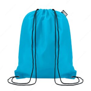 Ruksak s vezicom SHOOPPET RPET, plavi (turquoise)