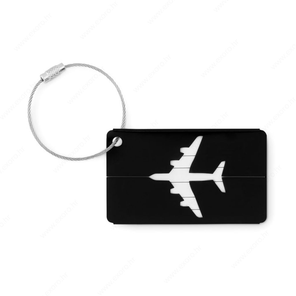 MO9508-03 Oznaka za prtljagu FLY TAG crna