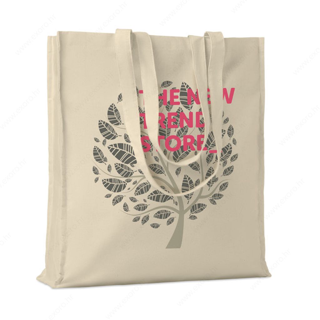 MO9595-13 Torba shopping PORTOBELLO pamučna, duge ručke, 140g., natur