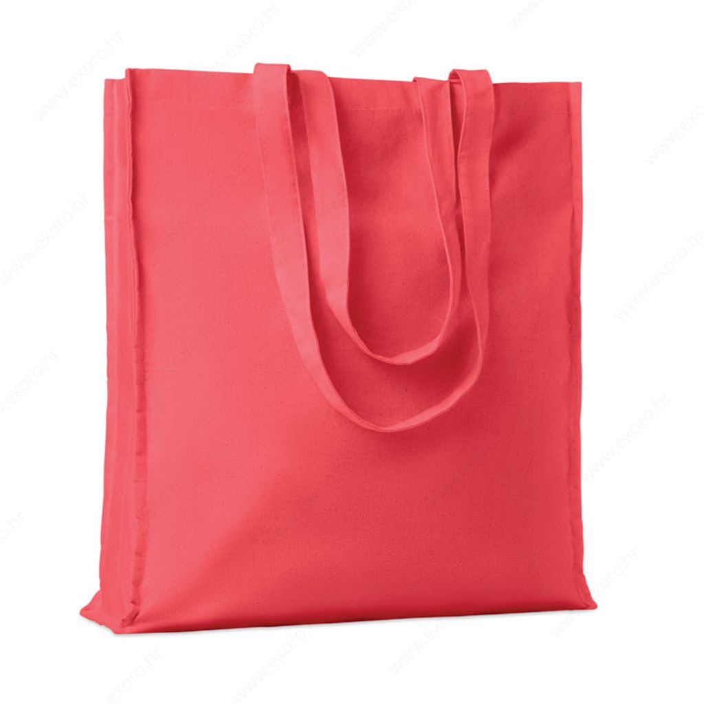 MO9596-05 Torba shopping PORTOBELLO pamučna, duge ručke, 140g., crvena