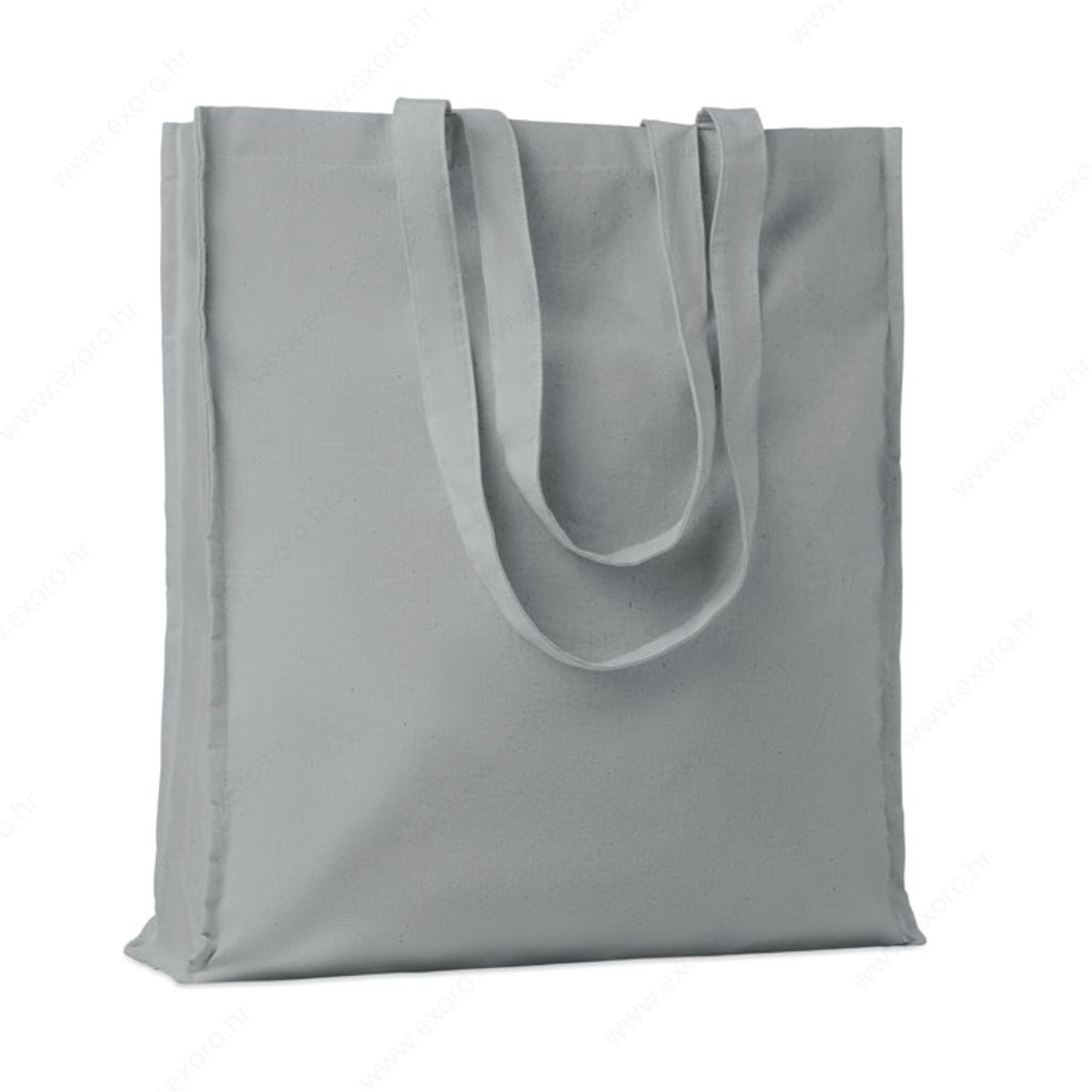 MO9596-07 Torba shopping PORTOBELLO pamučna, duge ručke, 140g., siva