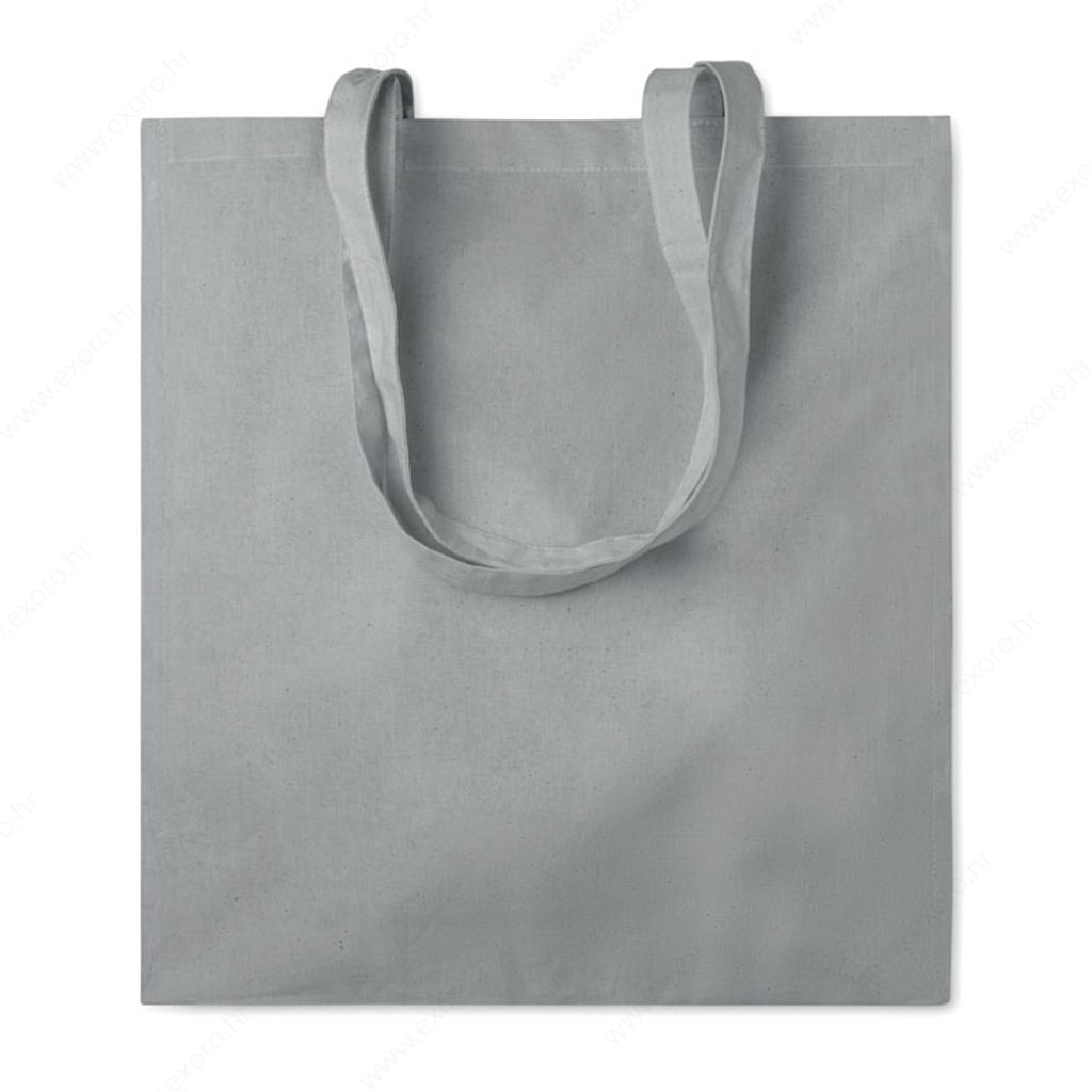 MO9596-07 Torba shopping PORTOBELLO pamučna, duge ručke, 140g., siva