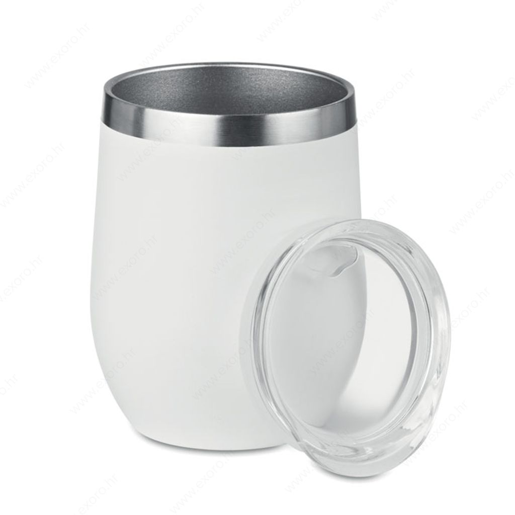 MO9597-06 Čaša CHIN CHIN termo, metalna, 300ml, bijela