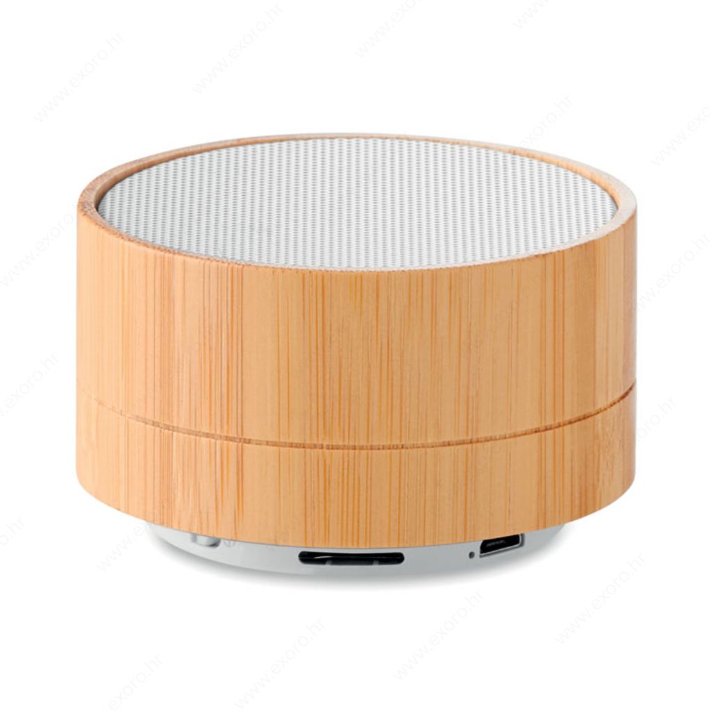 MO9609-06 Zvučnik bežični SOUND BAMBOO 450mAh, drveni/bijeli