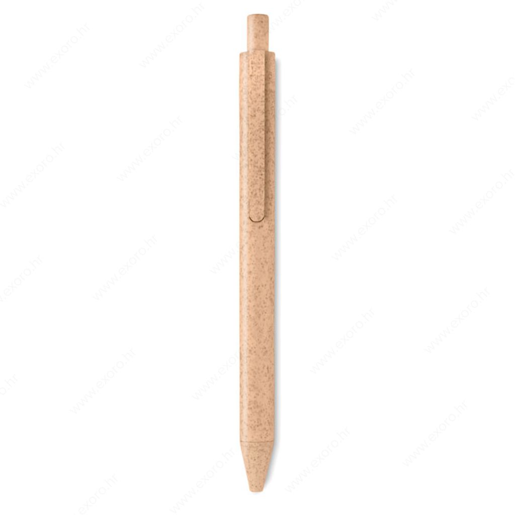 MO9614-10 Olovka kemijska PECAS, plavi uložak, plastična, narančasta