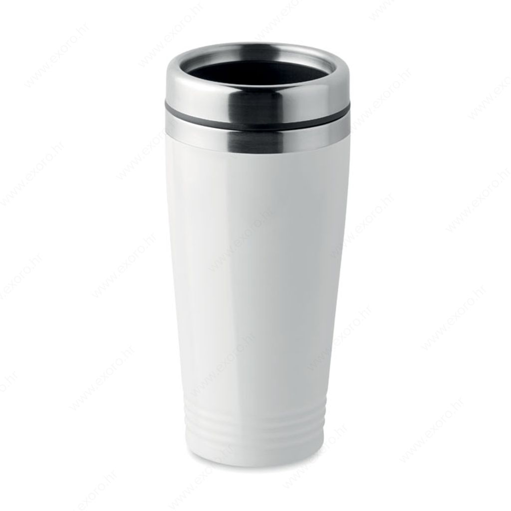MO9618-06 Šalica RODEO COLOUR termo, metalna, 400ml, bijela