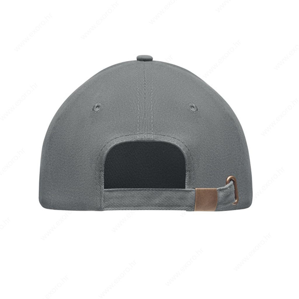 MO9643-07 Kapa šilt TEKAPO metalna kopča, siva