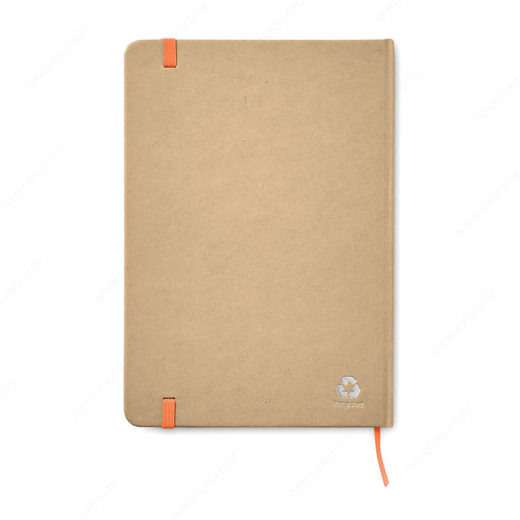MO9684-10 Notes A5 EVERWRITE, natur/narančasti