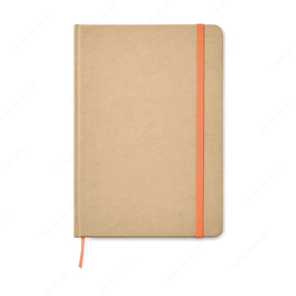 MO9684-10 Notes A5 EVERWRITE, natur/narančasti