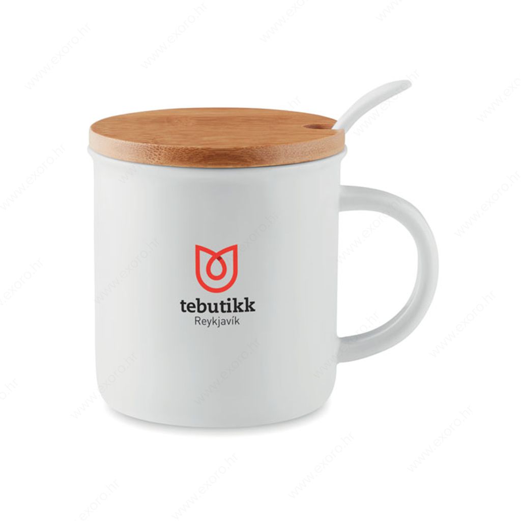MO9708-06 Šalica KENYA porculanska, 380ml, bijela