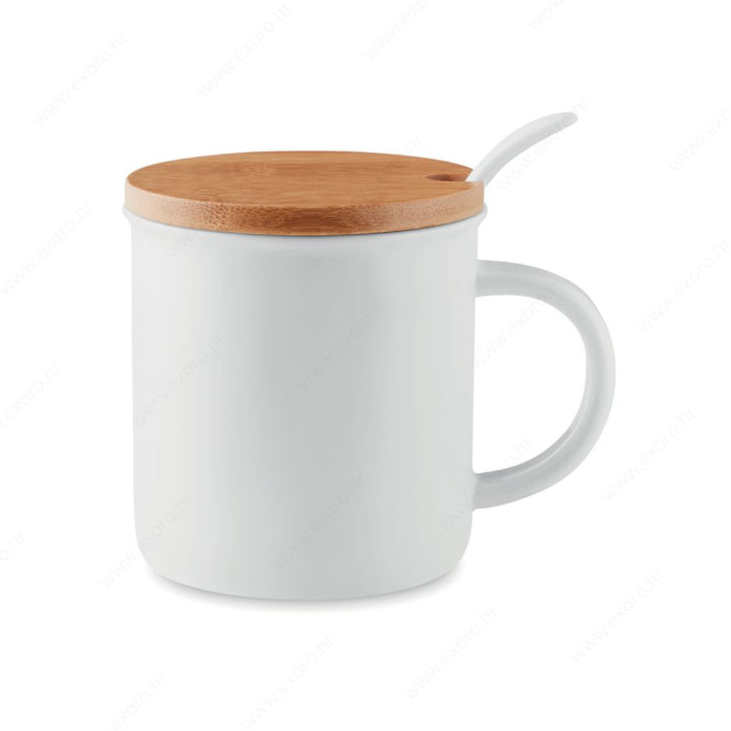 MO9708-06 Šalica KENYA porculanska, 380ml, bijela