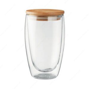 Čaša TIRANA LARGE staklena, 450ml, prozirna