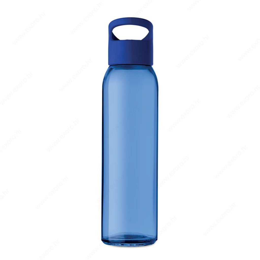 MO9746-37 Boca PRAGA GLASS staklena, 470ml, plava