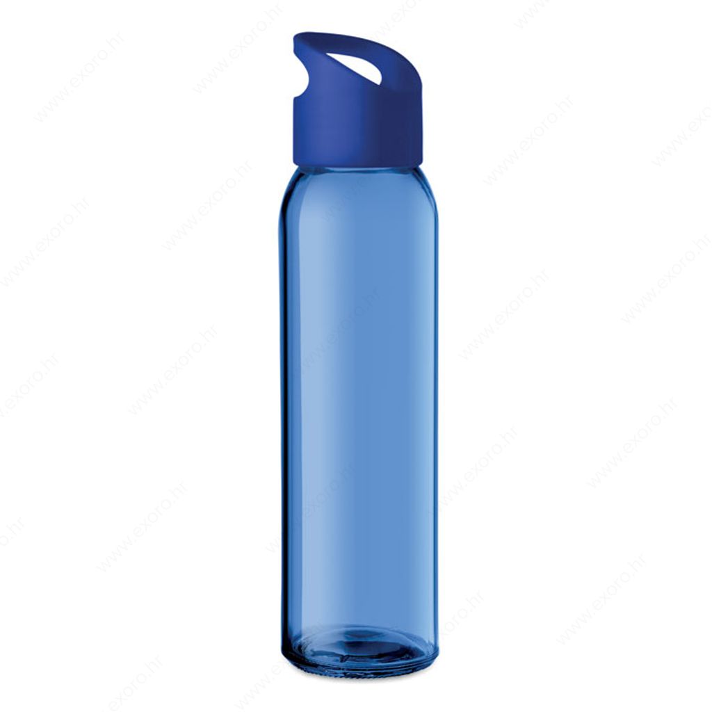 MO9746-37 Boca PRAGA GLASS staklena, 470ml, plava