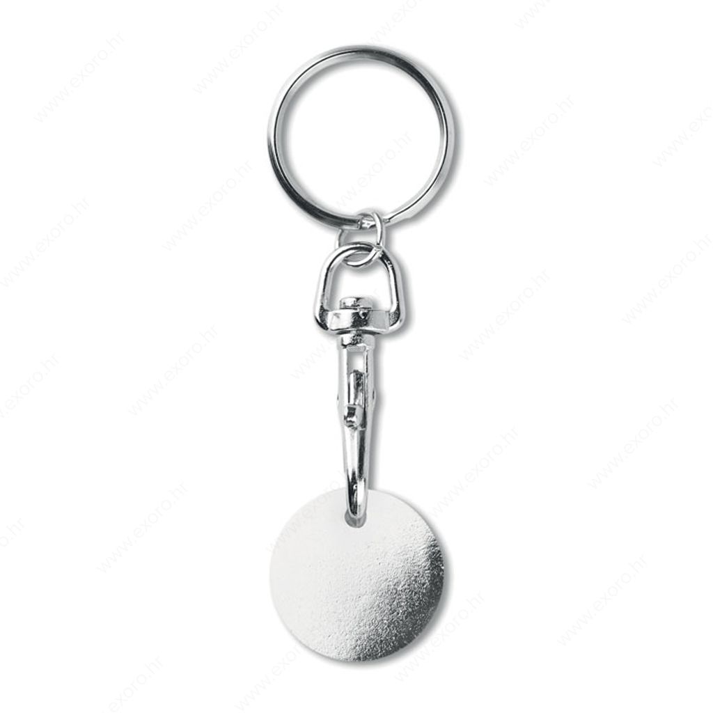 MO9748-06 Privjesak TOKENRING euro token, bijeli