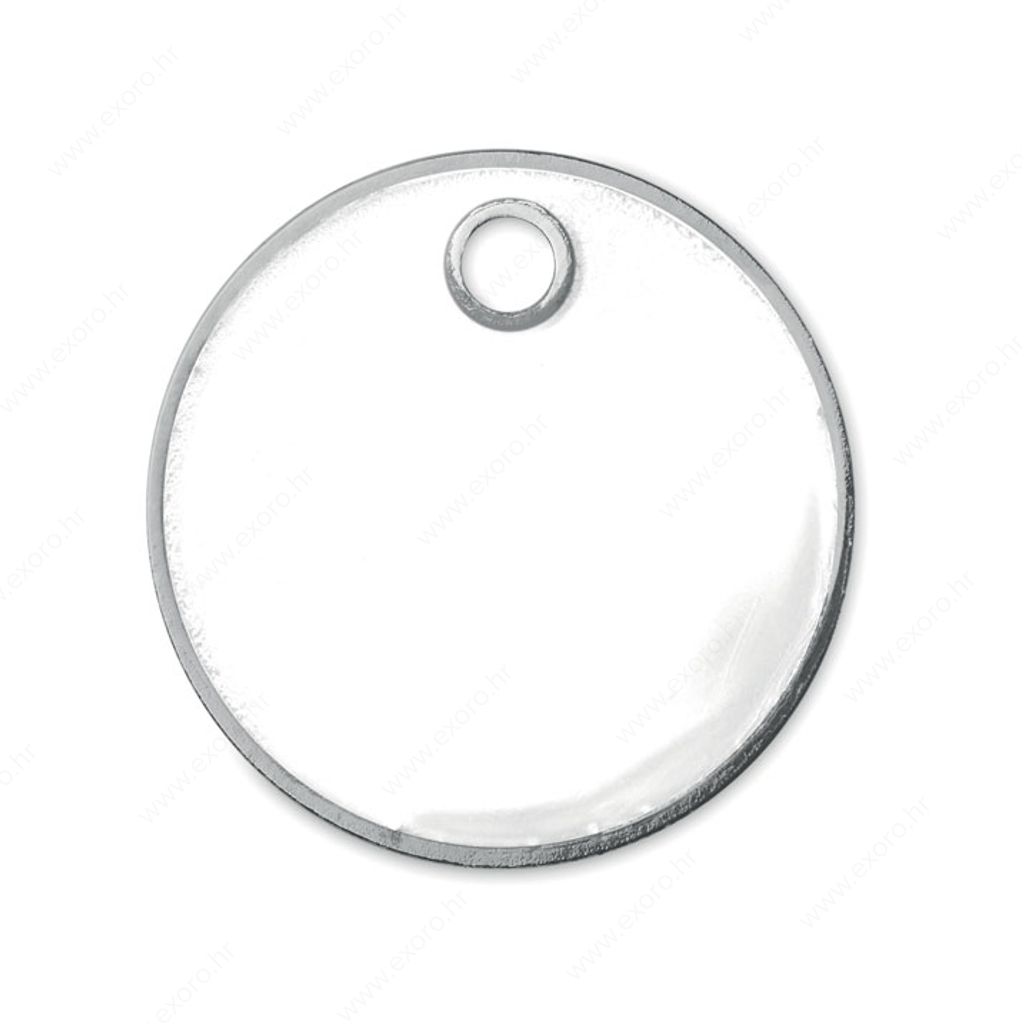 MO9748-06 Privjesak TOKENRING euro token, bijeli