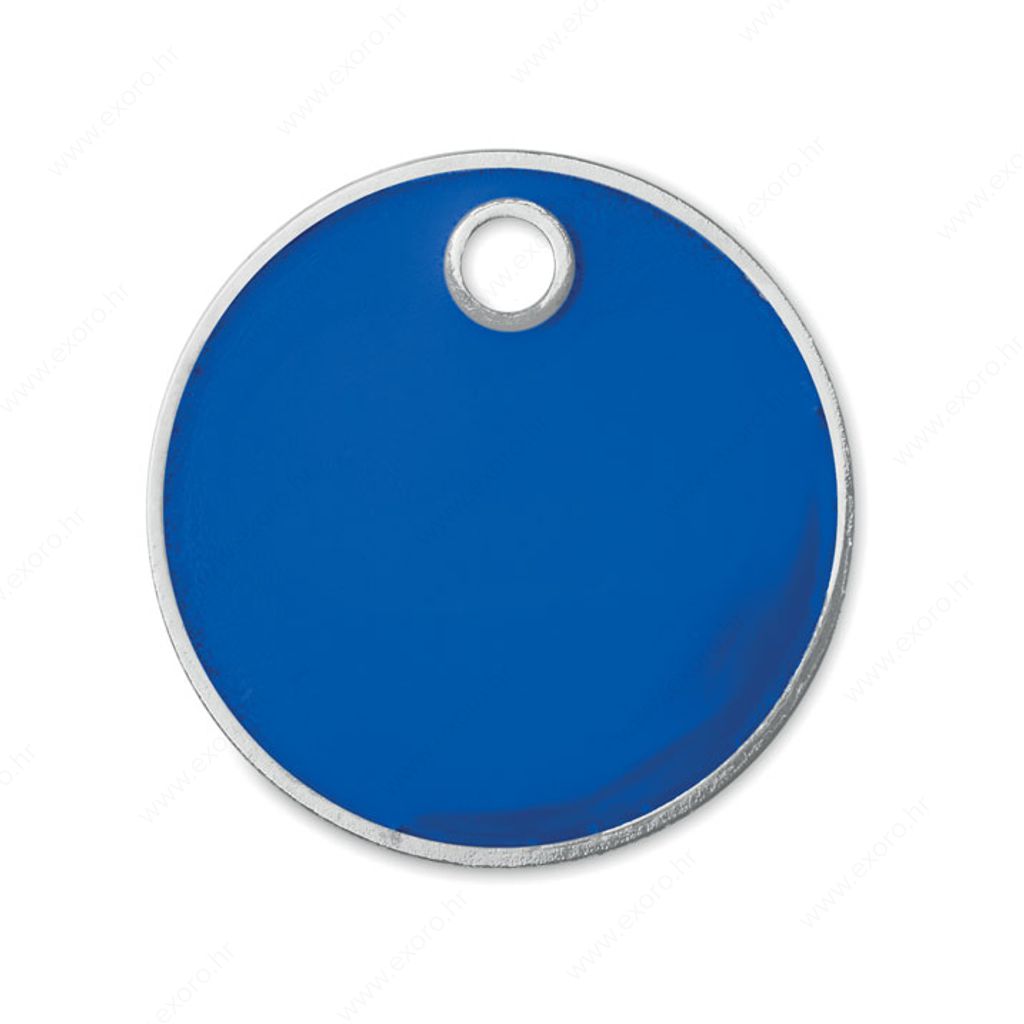 MO9748-37 Privjesak TOKENRING euro token, royal plavi