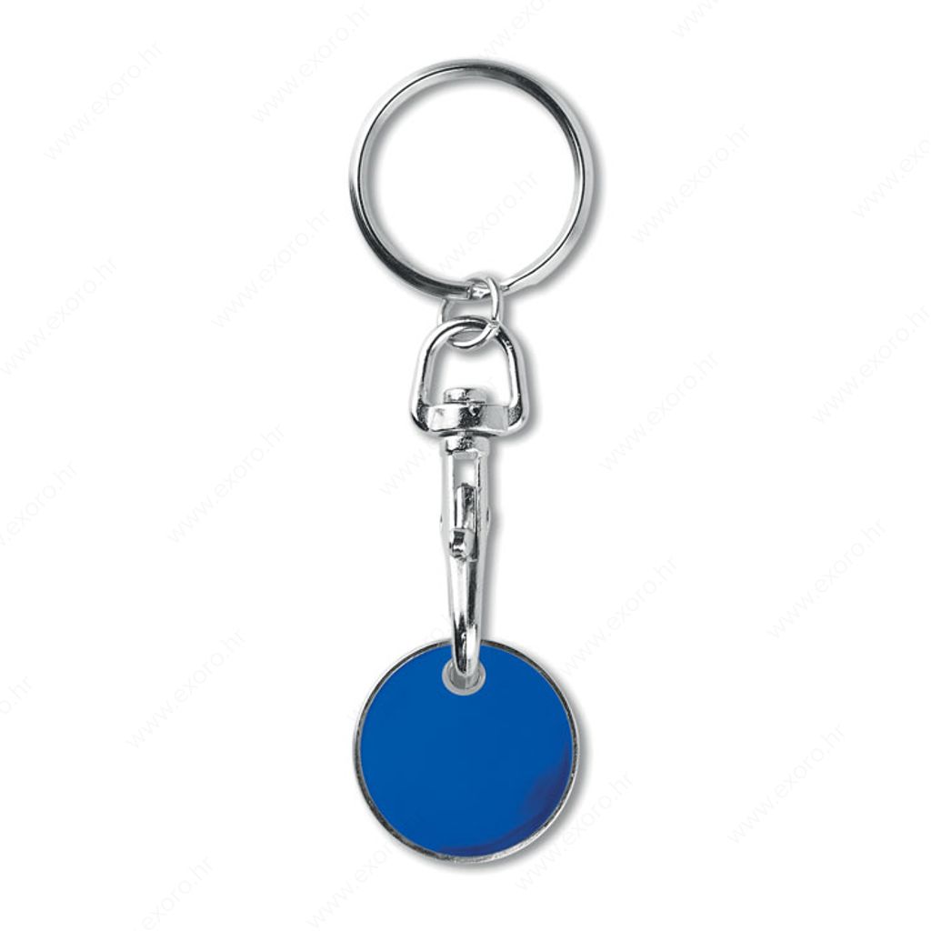 MO9748-37 Privjesak TOKENRING euro token, royal plavi